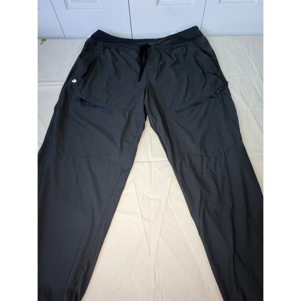 Baleaf Mens Gray Technical Cargo Athletic Joggers Zipper Pockets XL